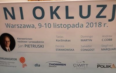 Międzynarodowa Konferencja ,,Dni Okluzji” Warszawa, 9-10.11.2018